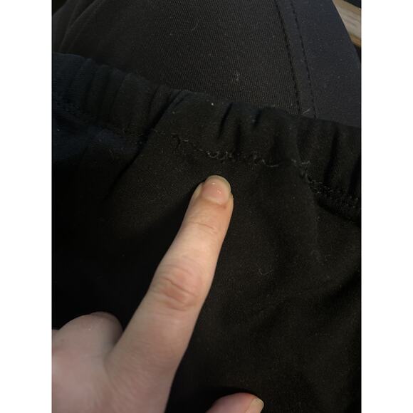 UNIF Women's Size XS Black White Track Skort Mini A Line Athletic Lined - Picture 8 of 9